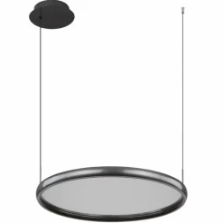 Luminaires Globo Lighting Briggs Suspension LED Noir, 1 lumière, Télécommandes* Éclairage Led