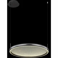 Luminaires Globo Lighting Briggs Suspension LED Noir, 1 lumière, Télécommandes* Éclairage Led
