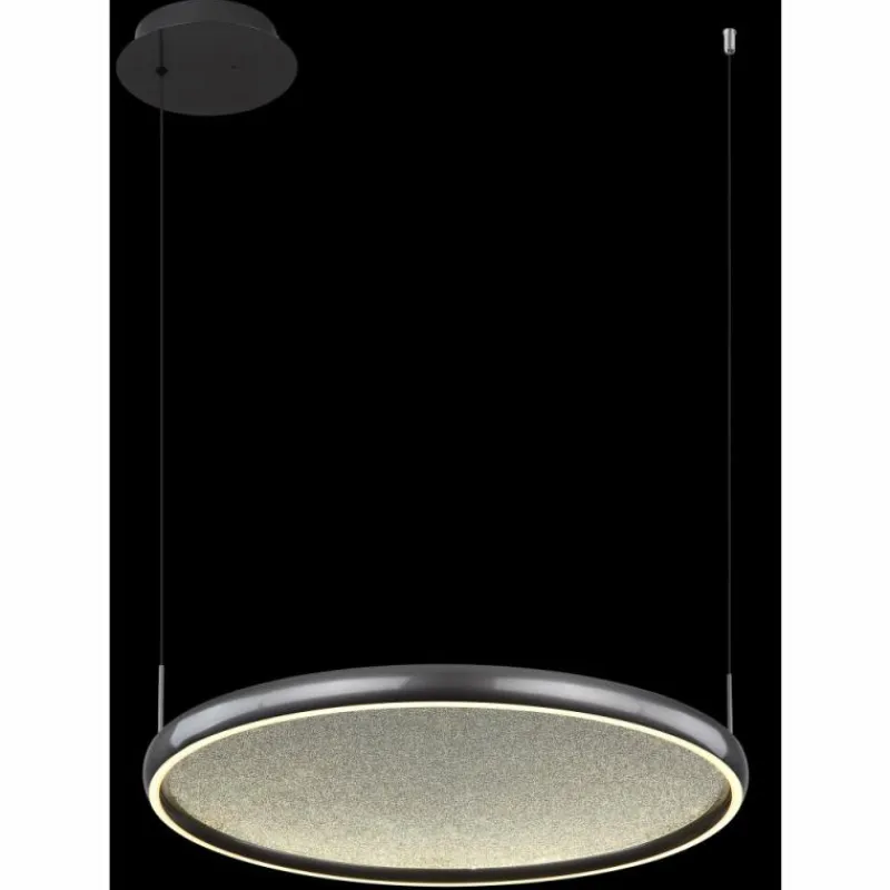 Luminaires Globo Lighting Briggs Suspension LED Noir, 1 lumière, Télécommandes* Éclairage Led