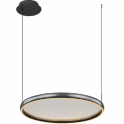 Luminaires Globo Lighting Briggs Suspension LED Noir, 1 lumière, Télécommandes* Éclairage Led