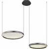Luminaires Globo Lighting Briggs Suspension LED Noir, 1 lumière, Télécommandes* Suspensions