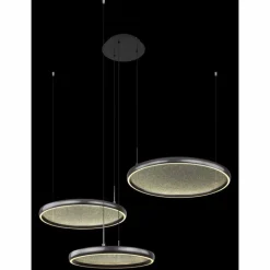 Luminaires Globo Lighting Briggs Suspension LED Noir, 1 lumière, Télécommandes* Éclairage Led