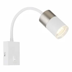 Luminaires Globo Lighting Brisbon Applique murale Blanc, 1 lumière* Appliques