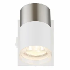 Luminaires Globo Lighting Brisbon Plafonnier, Spot de plafond, Applique murale, Spot mural Blanc, 1 lumière* Spots Et Projecteurs