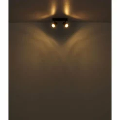 Luminaires Globo Lighting Brisbon Plafonnier, Spot de plafond, Applique murale, Spot mural Blanc, 2 lumières* Spots Et Projecteurs