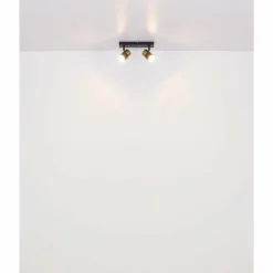 Luminaires Globo Lighting Brisbon Plafonnier, Spot de plafond, Applique murale, Spot mural Blanc, 2 lumières* Spots Et Projecteurs