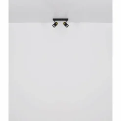 Luminaires Globo Lighting Brisbon Plafonnier, Spot de plafond, Applique murale, Spot mural Blanc, 2 lumières* Spots Et Projecteurs