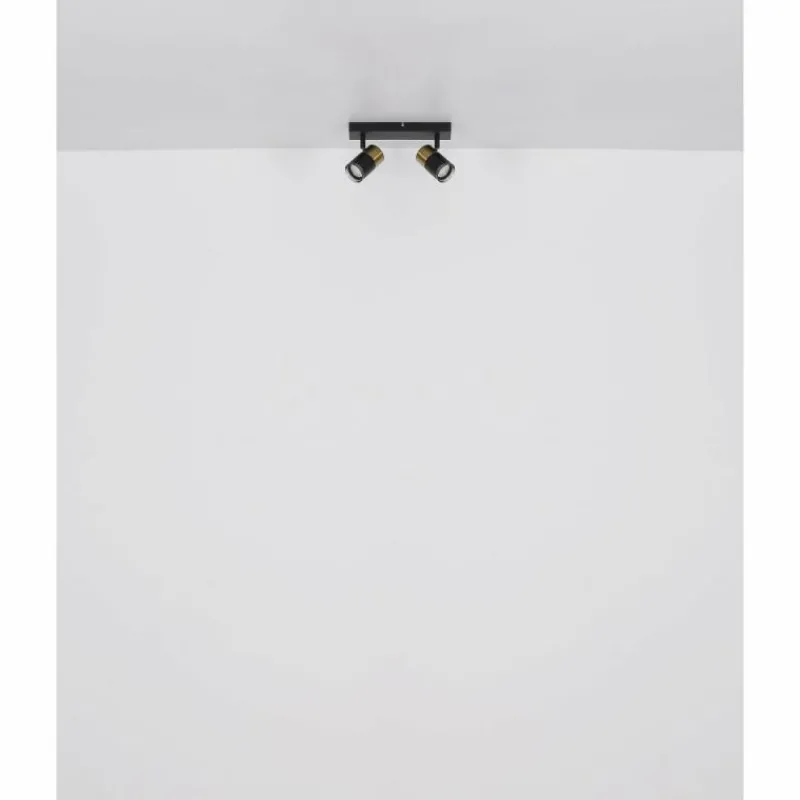 Luminaires Globo Lighting Brisbon Plafonnier, Spot de plafond, Applique murale, Spot mural Blanc, 2 lumières* Spots Et Projecteurs