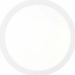 Lampes Industrielles-Luminaires Brilliant Briston Plafonnier LED Blanc, 1 lumière