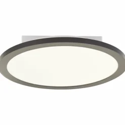 Lampes Industrielles-Luminaires Brilliant Briston Plafonnier LED Blanc, 1 lumière