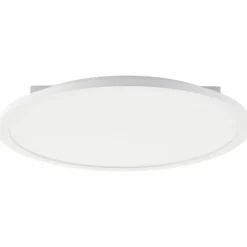 Lampes Industrielles-Luminaires Brilliant Briston Plafonnier LED Blanc, 1 lumière, Télécommandes