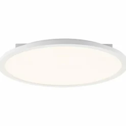 Lampes Industrielles-Luminaires Brilliant Briston Plafonnier LED Blanc, 1 lumière, Télécommandes
