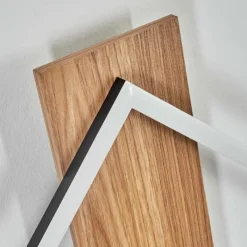 Luminaires Scandinaves-hofstein Cabanas Applique murale LED Couleur bois, Noir, 1 lumière