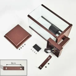 hofstein Cadafaes Lampe murale d´extérieur Rouille, 1 lumière