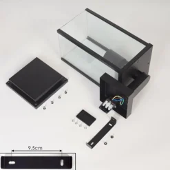 hofstein Cadafaes Lampe murale d´extérieur Noir, 1 lumière