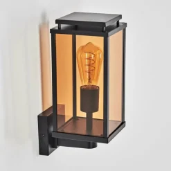 hofstein Cadafaes Lampe murale d´extérieur Noir, 1 lumière