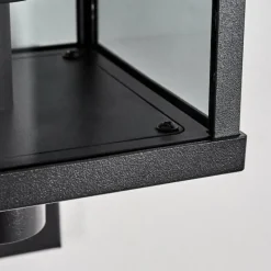 hofstein Cadafaes Lampe murale d´extérieur Noir, 1 lumière, Détecteur de mouvement