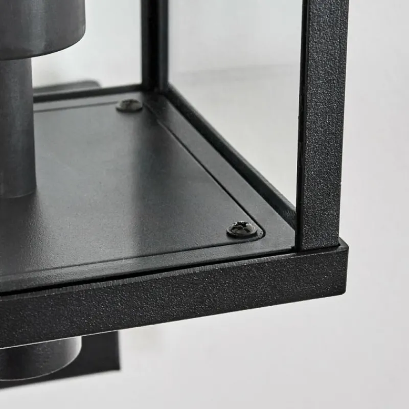 hofstein Cadafaes Lampe murale d´extérieur Noir, 1 lumière, Détecteur de mouvement