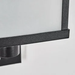 hofstein Cadafaes Lampe murale d´extérieur Noir, 1 lumière, Détecteur de mouvement