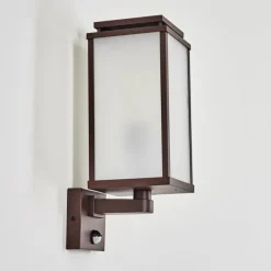 hofstein Cadafaes Lampe murale d´extérieur Rouille, 1 lumière, Détecteur de mouvement