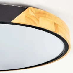 Luminaires Scandinaves-hofstein Cadaixo Plafonnier LED Écru, Noir, 1 lumière, Télécommandes