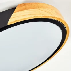 hofstein Cadaixo Plafonnier, Panel LED Écru, Noir, Blanc, 1 lumière