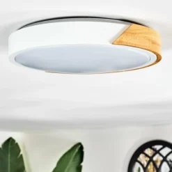 hofstein Cadaixo Plafonnier, Panel LED Écru, Blanc, 1 lumière