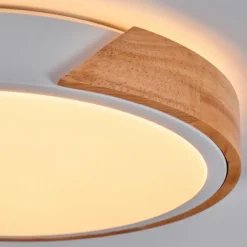 hofstein Cadaixo Plafonnier, Panel LED Écru, Blanc, 1 lumière