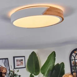 hofstein Cadaixo Plafonnier, Panel LED Écru, Blanc, 1 lumière