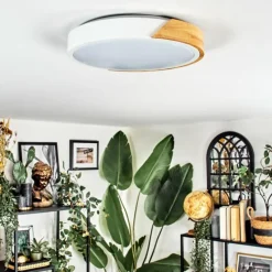 hofstein Cadaixo Plafonnier, Panel LED Écru, Blanc, 1 lumière