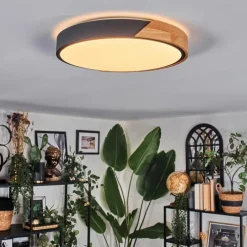 hofstein Cadaixo Plafonnier, Panel LED Blanc, 1 lumière, Télécommandes