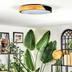 hofstein Cadaixo Plafonnier, Panel LED Blanc, 1 lumière, Télécommandes