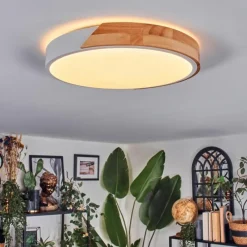 hofstein Cadaixo Plafonnier, Panel LED Blanc, 1 lumière, Télécommandes