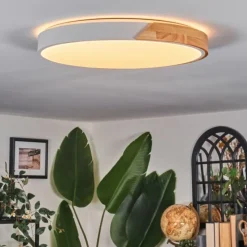 hofstein Cadaixo Plafonnier, Panel LED Blanc, 1 lumière, Télécommandes