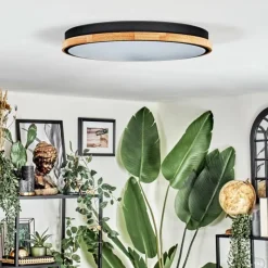 hofstein Cadaixo Plafonnier, Panel LED Blanc, 1 lumière, Télécommandes