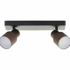 Luminaires Scandinaves-Luminaires Brilliant Cadiz Spot de plafond LED Noir, 2 lumières