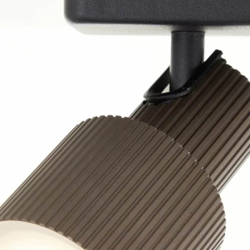 Luminaires Scandinaves-Luminaires Brilliant Cadiz Spot de plafond LED Noir, 3 lumières