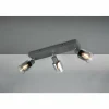 Luminaires Reality Cadiz Spot de plafond Anthracite, 3 lumières