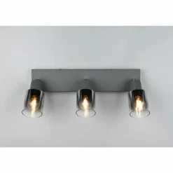 Luminaires Reality Cadiz Spot de plafond Anthracite, 3 lumières