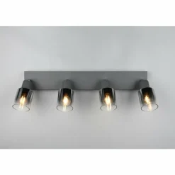 Luminaires Reality Cadiz Spot de plafond Anthracite, 4 lumières