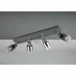 Luminaires Reality Cadiz Spot de plafond Anthracite, 4 lumières