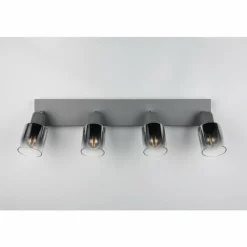Luminaires Reality Cadiz Spot de plafond Anthracite, 4 lumières