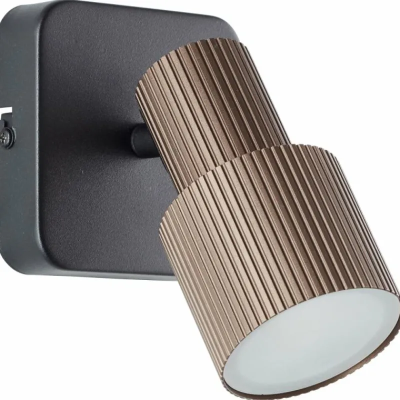 Luminaires Scandinaves-Luminaires Brilliant Cadiz Spot mural LED Noir, 1 lumière