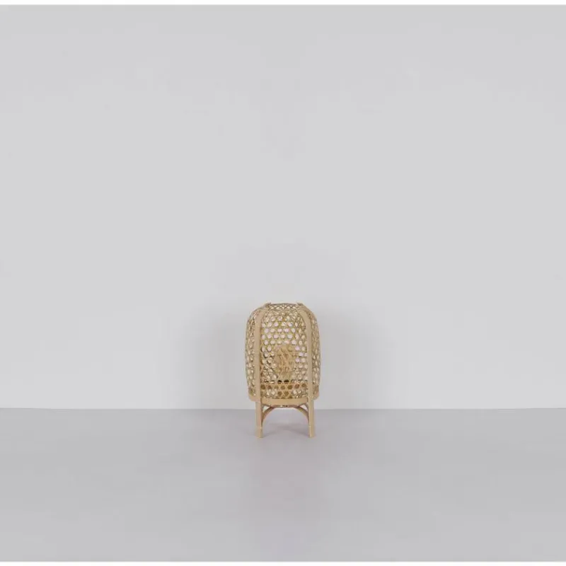 Lampes En Bois-Luminaires Globo Lighting Cairo Lampe à poser Écru, 1 lumière