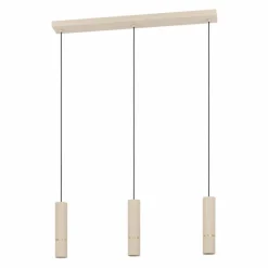 Luminaires Eglo CAMINIA Plafonnier LED Laiton, Sable, 3 lumières* Éclairage Led