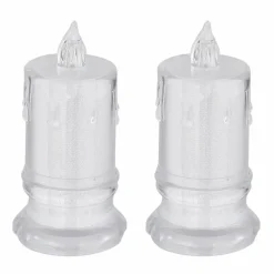 Luminaires Globo Lighting Candle Lampe à poser LED Transparent, 1 lumière* Éclairage Led