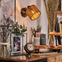 hofstein Cando Applique murale, Spot mural Noir, 1 lumière