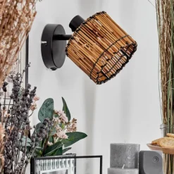 hofstein Cando Applique murale, Spot mural Noir, 1 lumière