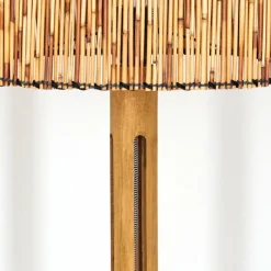 Luminaires Scandinaves-hofstein Cando Lampadaire Brun, Écru, Noir, 1 lumière