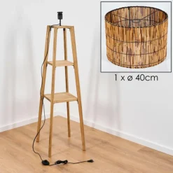 Luminaires Scandinaves-hofstein Cando Lampadaire Écru, 1 lumière